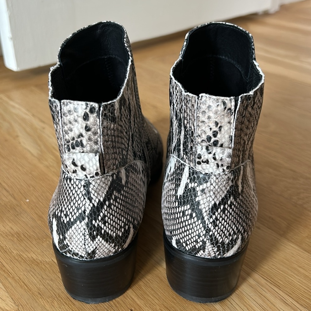 Halogen Python Printed Leather Boot - image 3